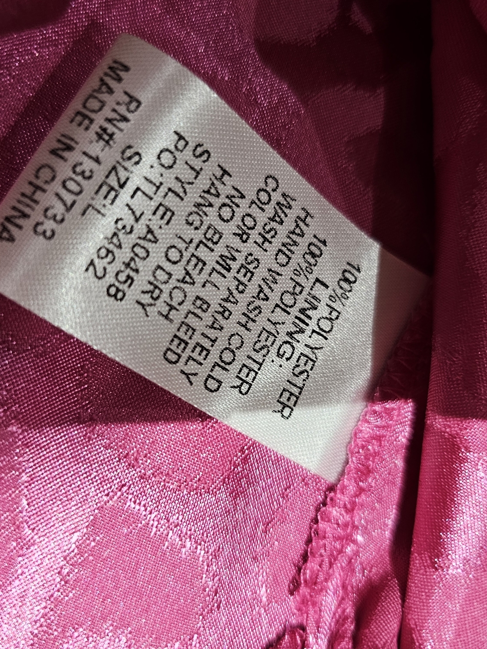 Umgee Hot Pink Leopard Satin Blouse - Picture 7 of 10